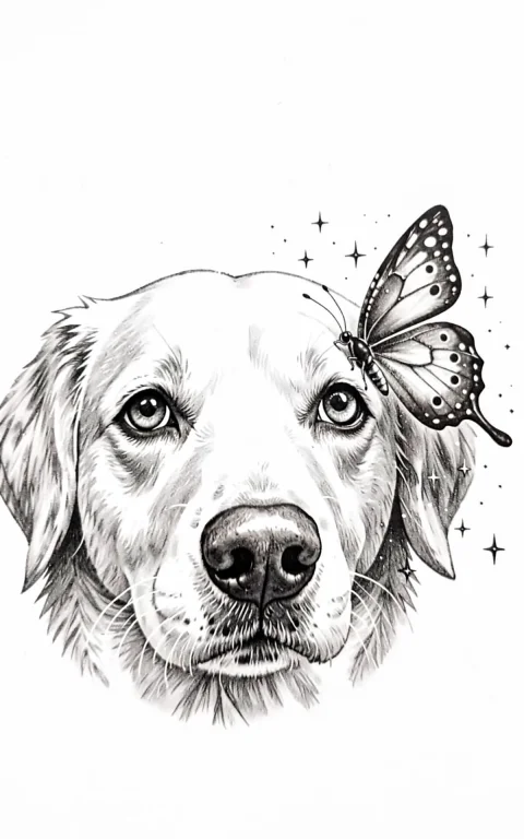 Ttattoostencil This Is A Detailed Black-and-white Pencil Dra...