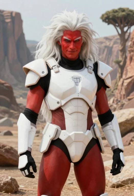 Dbz Jheese A Photorealistic Version Of A Male Sci-fi Warrior...