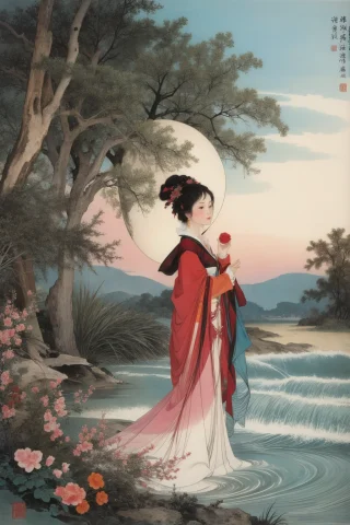 1girl, Lora0.8, Surreal, Loathsome Not All Those Who Wander... — Stable Diffusion AI Prompt: 1girl, , surreal, Loathsome "Not all those who wander are lost.", fauna in backg...