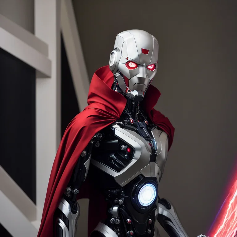 Itrobo2022 Robotic Doctor Strange, Red Cape, High Collar, Sc...