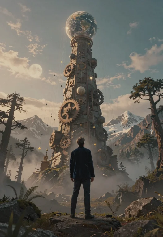 A Wide, Upward-looking Shot Emphasizing Height And Monumenta...