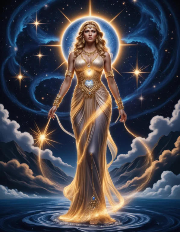 ,,,,,,heavenly Glow-up,,,,,,,,luminous Goddess Aura,,royal M...