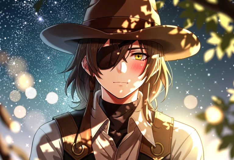 No Humans, Waist-length Hair, Yellow Eyes, Eyepatch, Blush,...