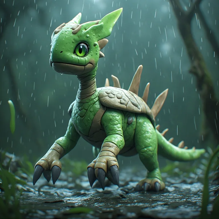 An Incredibly Perfect High-quality 3d Render Of A Pokemon Cr...