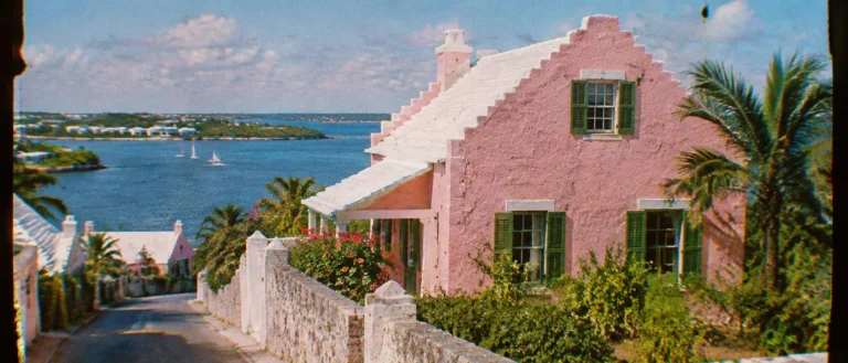 Bermudianbermudan House, Noisy Posterized 8mm Colorized Foot...