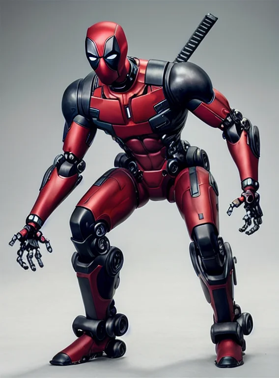 Itrobo2022 Robot Deadpool Cyborg, Deadpool Face Mask