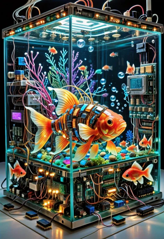 Transistors. Masterpiece, Best Quality, Beautiful Absurd Ele...