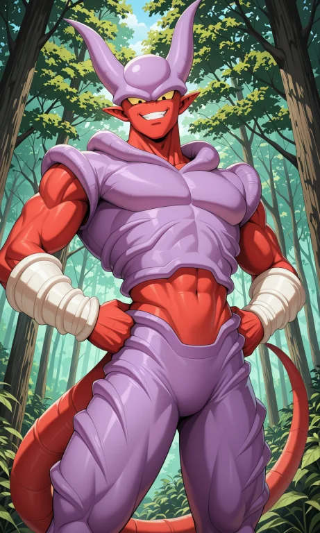 Janemba, No Nose, Red Skin, Colored Skin, Yellow Sclera, Bla...