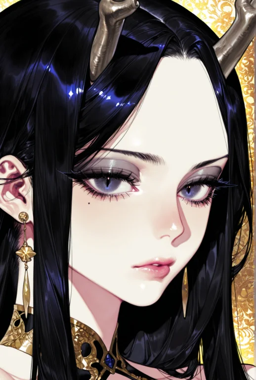 , 1girl,lips,goldenhindazurlanemiddlepartpartedbangspartedha...