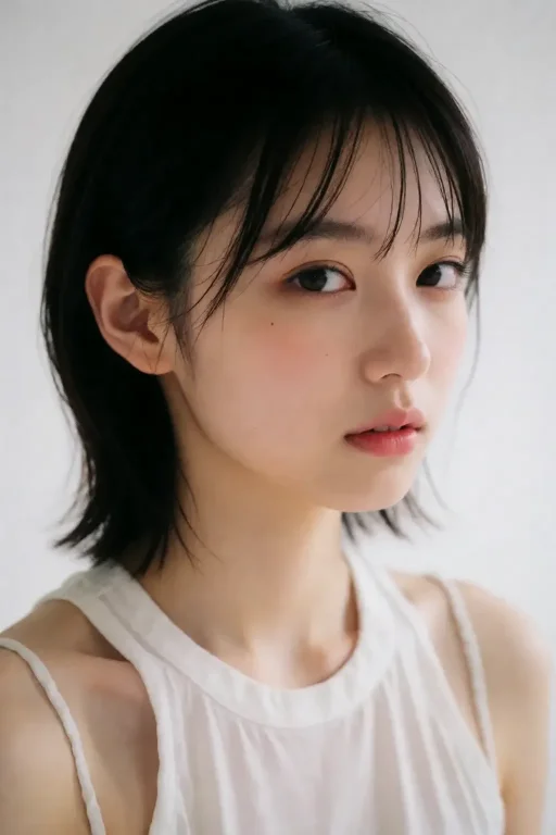 Aesthetic Japan,realistic Photography, Young Woman