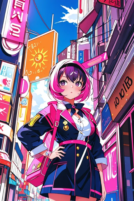 1girl, Lorakamiokachirol0.8, Anime, Professionally Shot Of A...