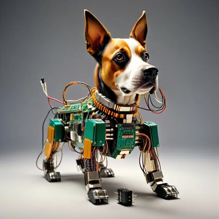 Science Fiction, Transistors, Dog Made By Transistors