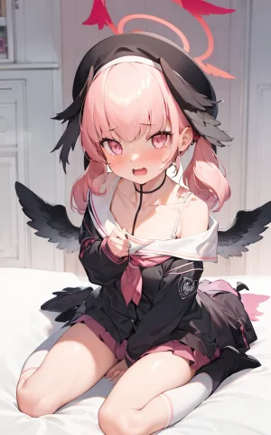 1girl, Koharu, Halo, Wariza, Full Body, — Stable Diffusion AI Prompt: 1girl, koharu, halo, wariza, full body,