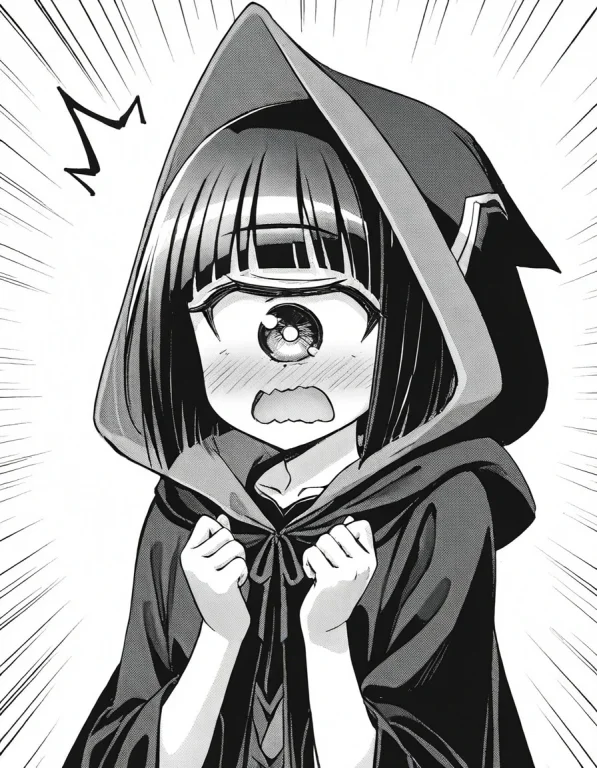 Sasayukistyle, 1girl, Solo, Isksira, Irachan, Cyclops, Short...