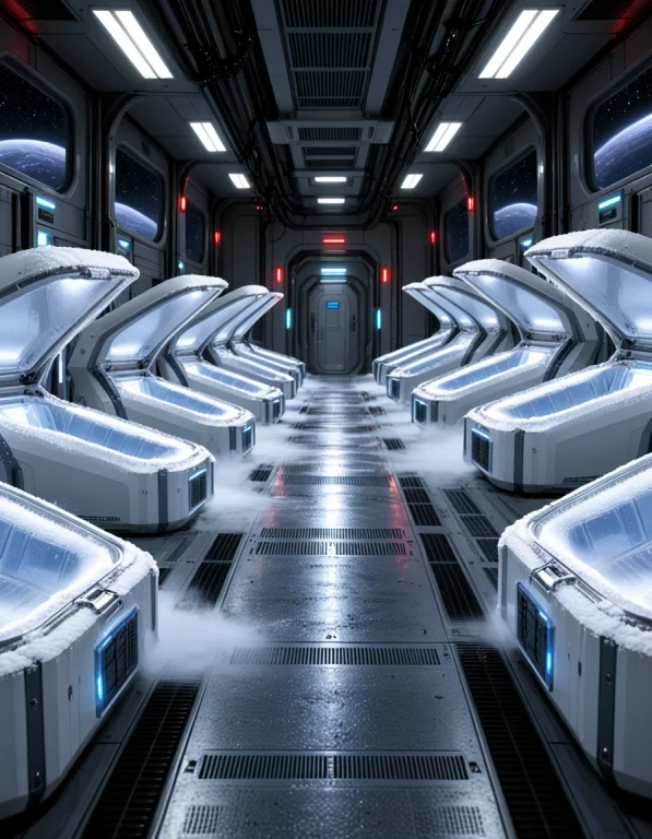 3d3n Sh1p, Photorealistic, Very Low Floor-level Angle In The...