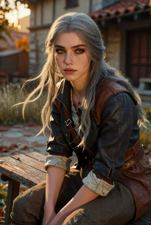 Retrato Cinematogrfico Hiperrealista De Cirilla Fiona Elen R...
