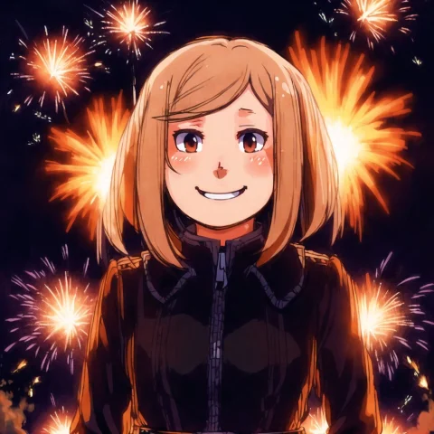 Loraixyssss01-09--tsuyuussss01-091, Above Waist Portrait Bea... — Stable Diffusion AI Prompt: , above waist portrait beautiful cute anime young woman, Fiery firework ignites...