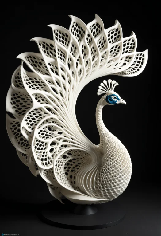 Loragyroidshapemorph-xl0.8,a Museum-quality 3d-printed Peaco...