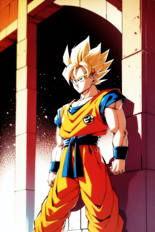 Toriyama Akira, 1boy, Blonde Hair, Blue Eyes, Dragon Ball, D...