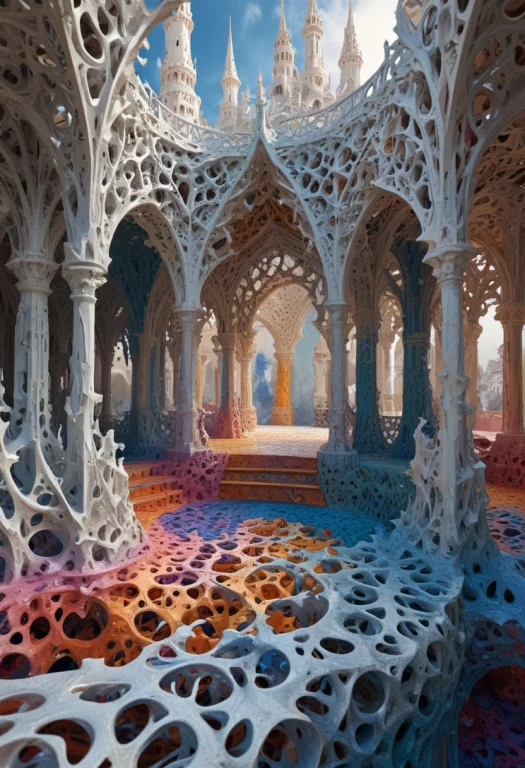 Fantasy Illustration , Magical Realm , Enchanted Castle , My...