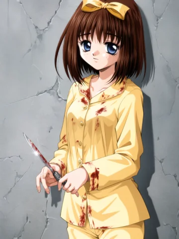 Nakura Yui, 1girl, Solo, Looking At Viewer, Short Hair, Blue... — Stable Diffusion AI Prompt: nakura yui, 1girl, solo, looking at viewer, short hair, blue eyes, brown hair, l...