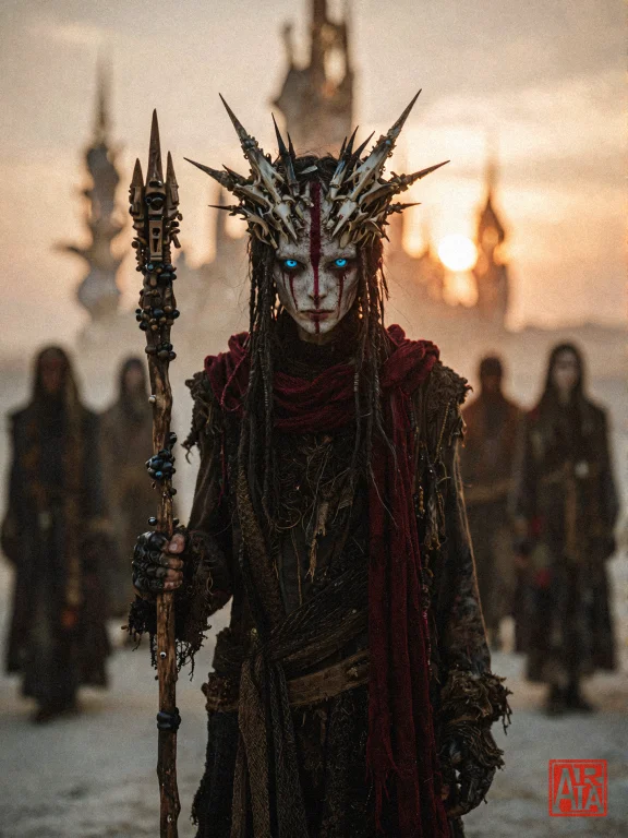 A Hyper-realistic, Cinematic Fantasy Portrait Of A Weathered...