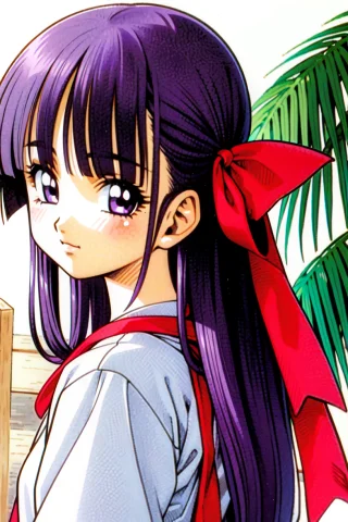 Toriyama Akira, 1girl, Adult, 20 Year Old, Bangs, Depth Of F... — Stable Diffusion AI Prompt: toriyama akira, 1girl, adult, 20 year old, bangs, depth of field, embedded, hair...