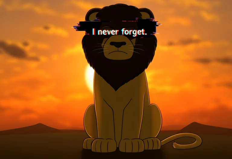 Cartoon Style, Lion, Lion Ears, Lion Tail, Whiskers, Wide Sh...