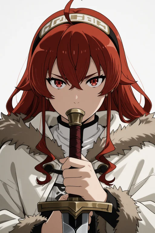 Mushokutensei, Erisboreasgreyrat, Eris, 1girl, Redhair, Crim...