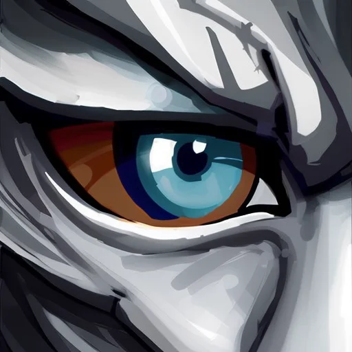 Eye Of The Wolf, Stylized Game Icon, By Greg Manchess, Trend...