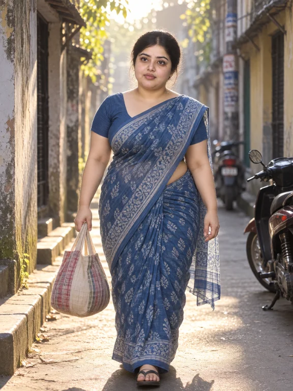 Zxpiyali Woman, 32 Years Old, Full Body, Walking Down A Narr...