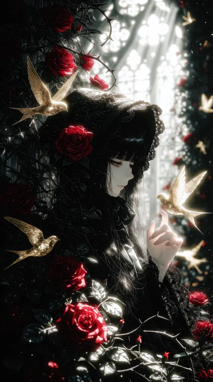 Njsw33t,zidiusart, Masterpiece Dark Fantasy Webtoon Cover Ar...