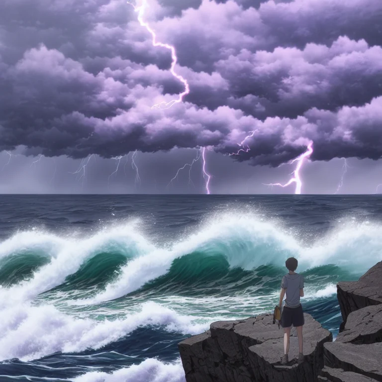 You Find Yourself Standing On The Edge Of A Vast, Rolling Oc...