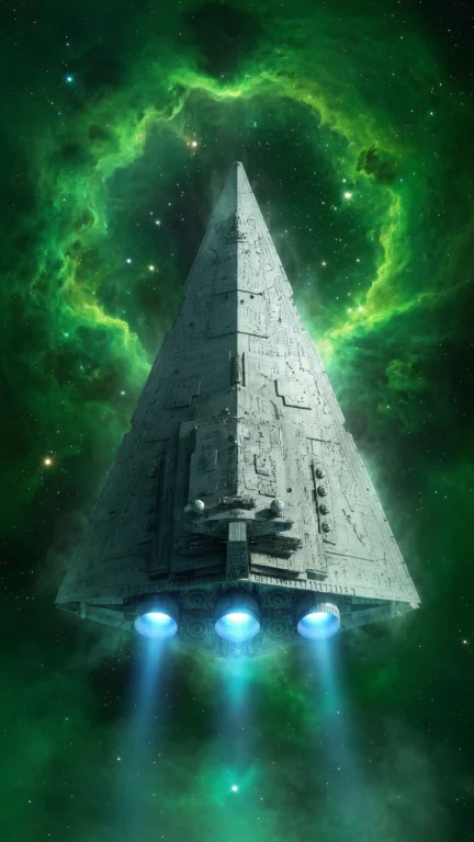 Ref Image Is Of A Imperial Star Destroyer. A Perspective Vie...