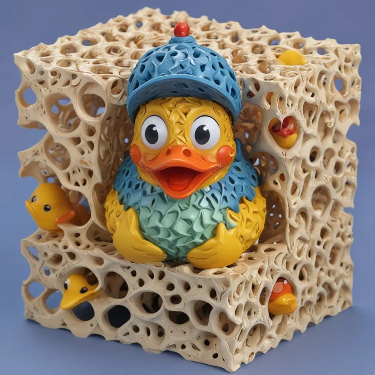 Bird Made Out Of Gyroid Shapes, Looks Beautiful And Aestheti...