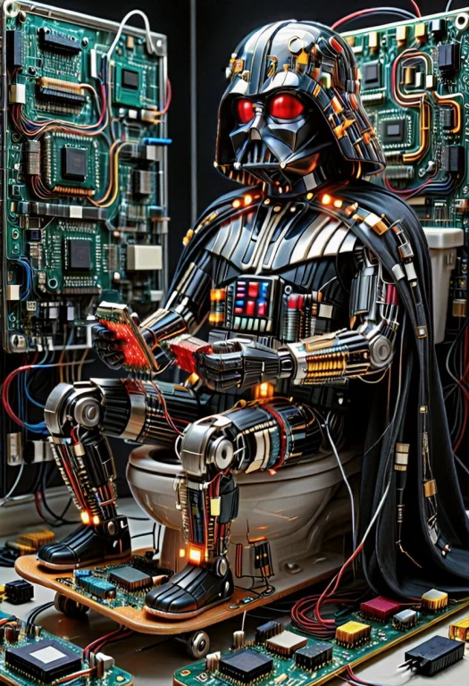 Darth Vader, Reimagined As A Meticulously Detailed, Physical...