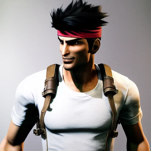 Biggs Ff7r In A White T-shirt As A Greaser Standing Next To...