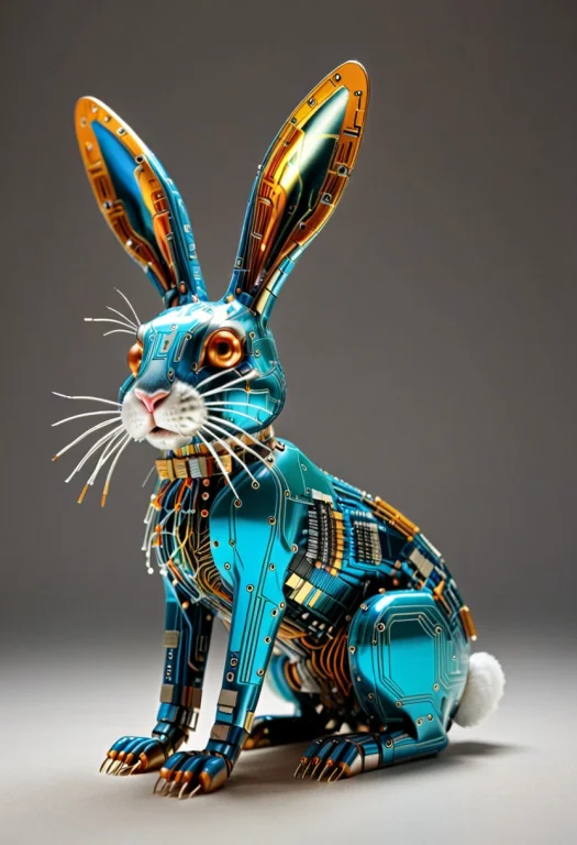 Transistors Rabbit, Transistors Rabbit, Rabbit Made Of Micro...