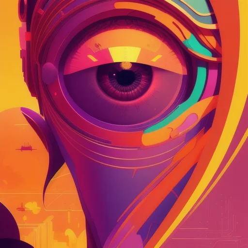 Stunning Artwork Of The Eye, Artstation Winner By Victo Ngai...