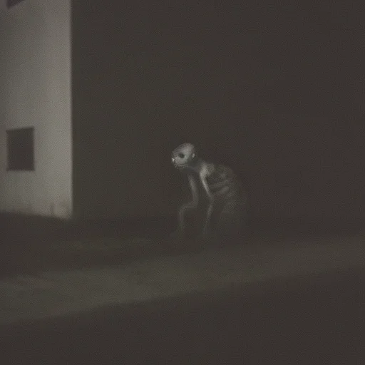 Abandoned Building At Night, Creature Crawling Around Lorarf...