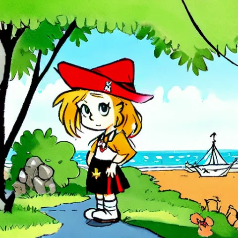 A Cartoon Girl Dressed As Pirates, Art By Loracalvinandhobbe... — Stable Diffusion AI Prompt: a cartoon girl dressed as pirates, art by 