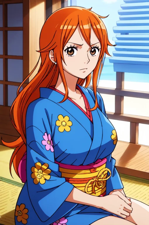 1girl, Wanostyle, Nami1800, Masterpiece, Best Quality, Solo,...