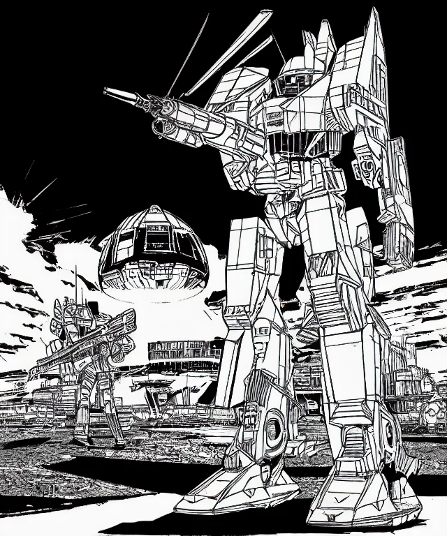 Mechbattletechclassictr3025 In Action On A Battlefield With...