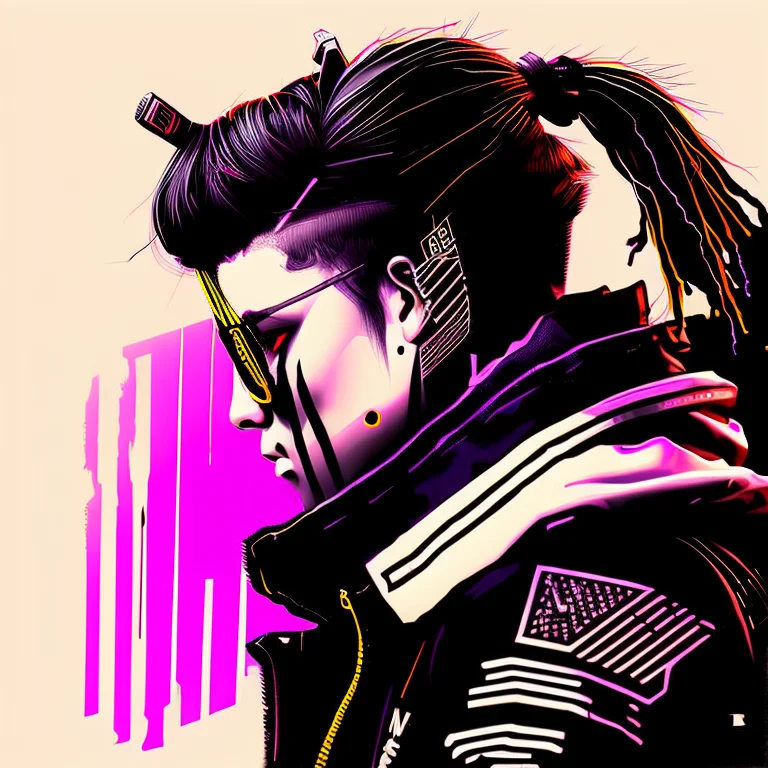 Detailed Man, Distinct Background, Intricite Details, Flonix...