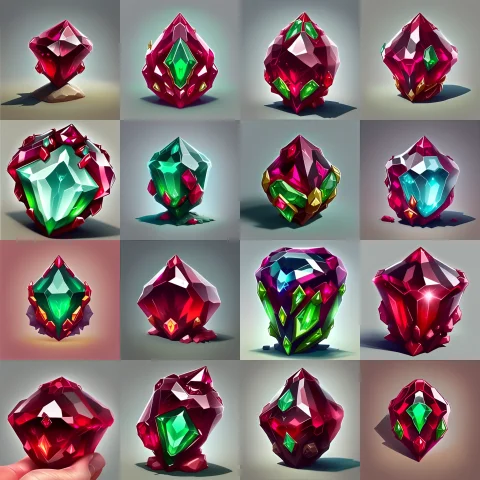 Photo Of A Ruby And Emerald Rlmrcs Gem, Sharp, Detailed, Epi... — Stable Diffusion AI Prompt: photo of a ruby and emerald rlmrcs gem, sharp, detailed, epic, intricate, trendi...