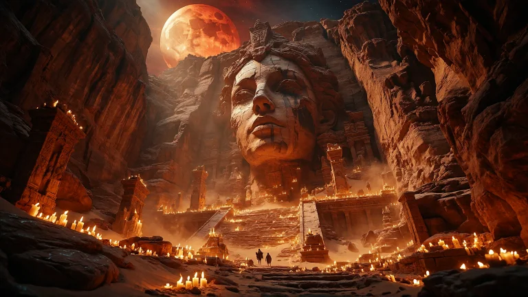 A Monumental Ancient Desert Sanctuary Hidden Deep Within A V...