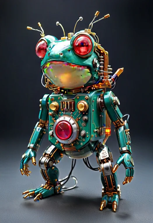 Transistor Radio Frog, Robot Frog, Frog Made Out Of Transist...