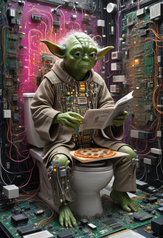 Masterpiece, Highly Detailed Cinematic Illustration, A Wizen...