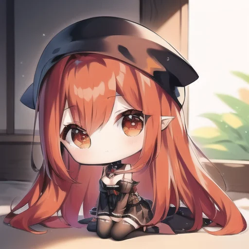 Masterpiece, Detailed, Soft Lighting, Goth Catgirl With Long...