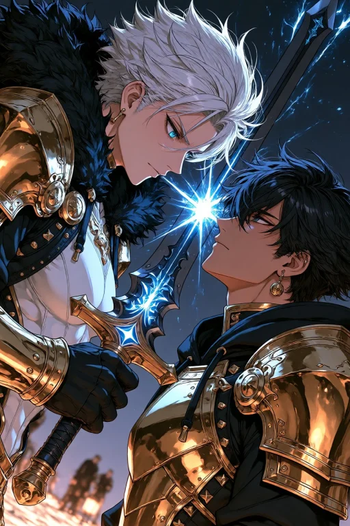 Aeth3rwrought, Gchastyle, Illustration, Df5tyle. Sword Clash...